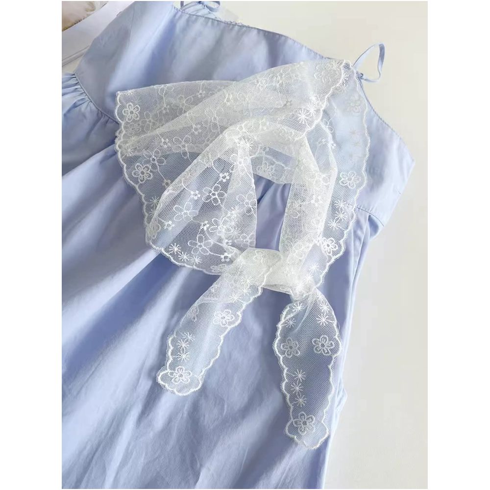 ASAYA7334 – Fleur Chantilly Lace Head Scarf 🌼🤍