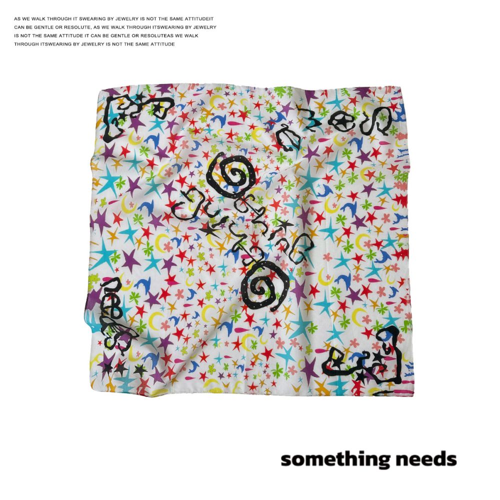 ASAYA7335 – Mosaic Bloom Art Scarf 🎨🌸