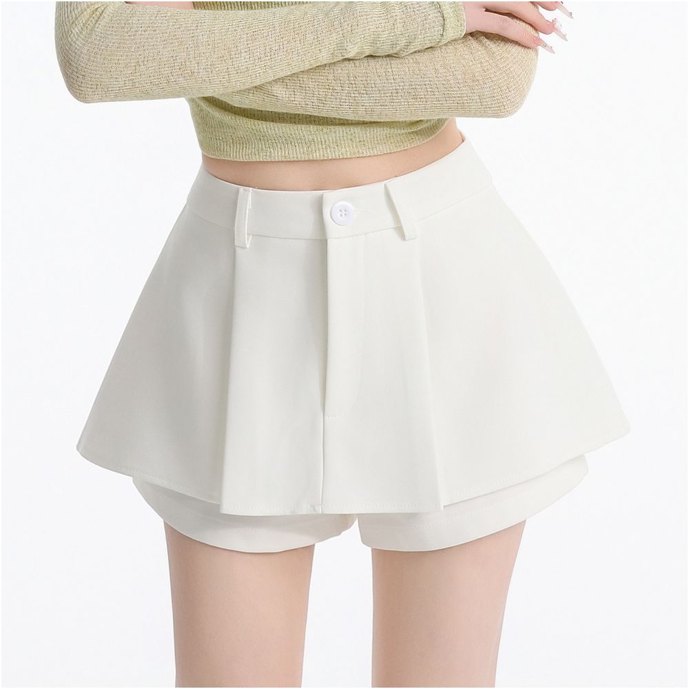 ASAYA7346 – Étoile Pleated Skort ✨🖤