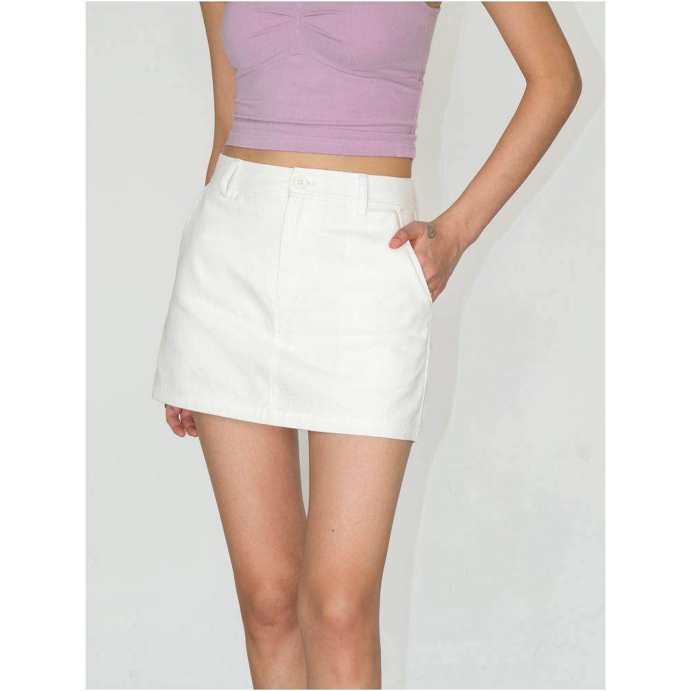 ASAYA7349 – Oxford Chic Mini Skort 🤍🌸