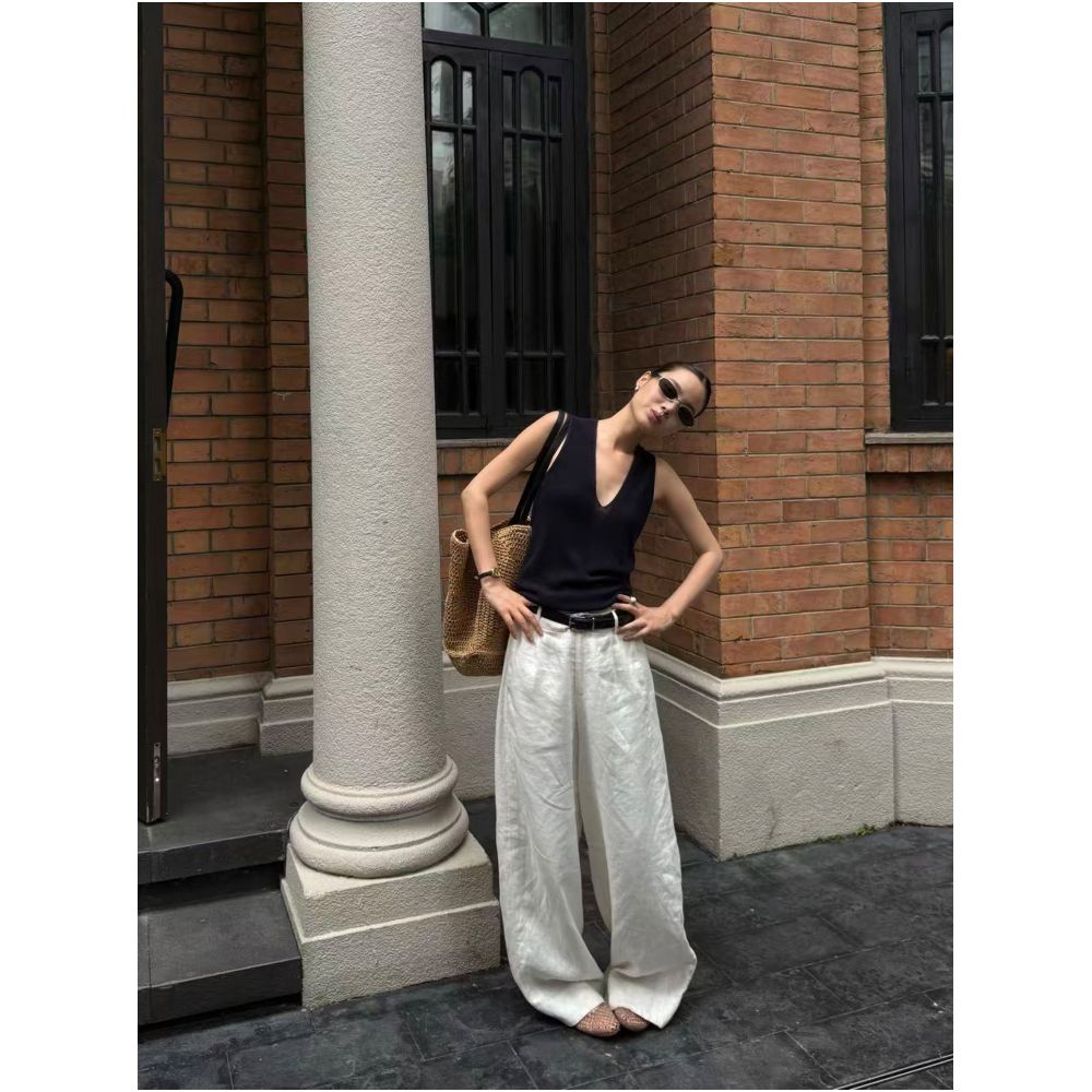 ASAYA7367 – Coastal Breeze Linen Pants 🤍🌾