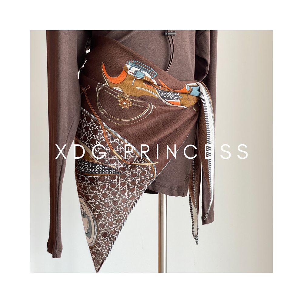ASAYA7376 – Heritage Silk Styling Scarf ✨🤎