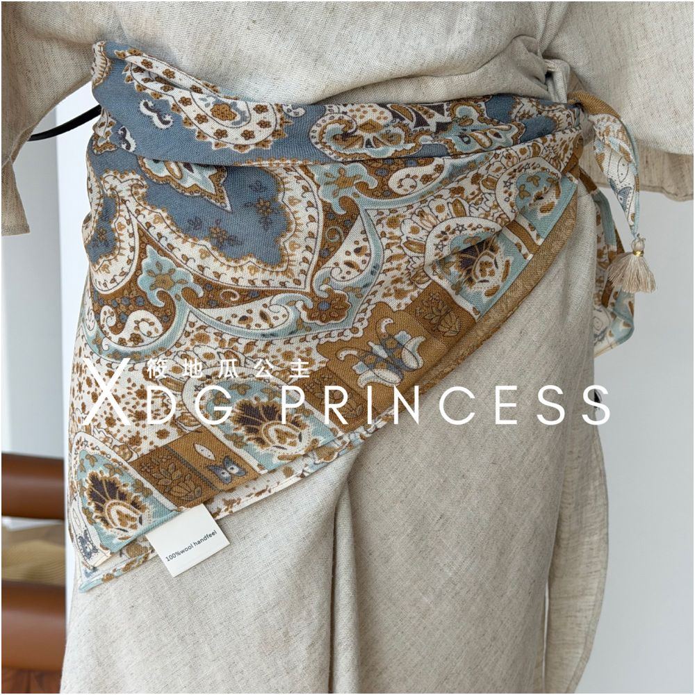ASAYA7377 – Artisan Tassel Waist Scarf 🤎✨