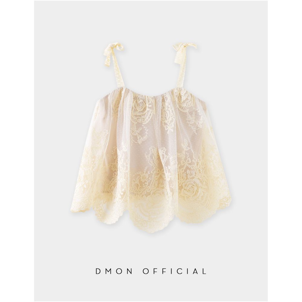 ASAYA7390 – Élysée Lace Three-Piece Set 🕊️🤍