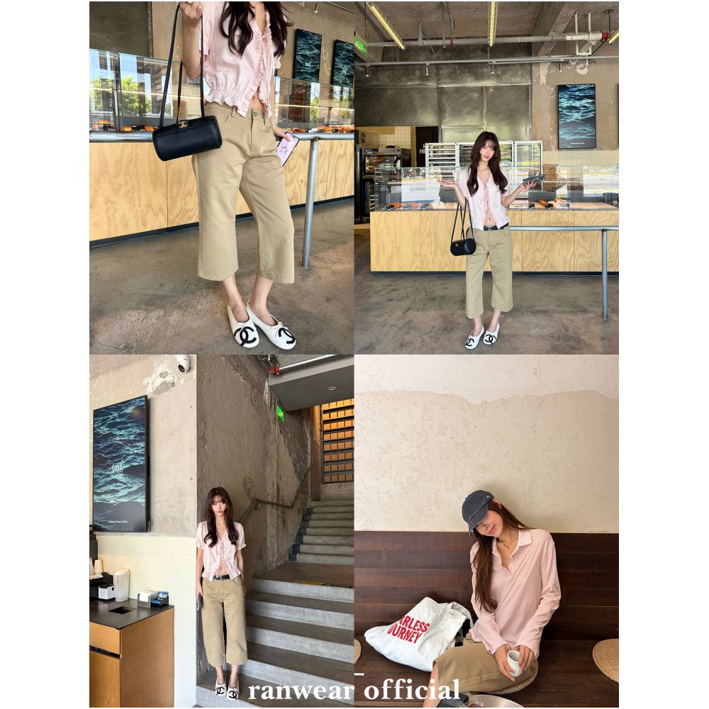 Everyone needs a pair of Ranwear Supermodel Pants IG influencer s millennial retro Capri cropped casual pants image 2