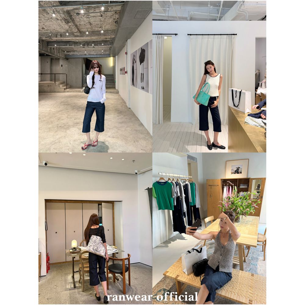Everyone needs a pair of Ranwear Supermodel Pants IG influencer s millennial retro Capri cropped casual pants image 4