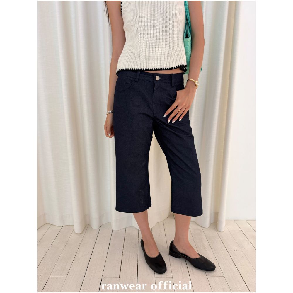 ASAYA7393 – Everyday Tailored Cropped Pants ✨🖤