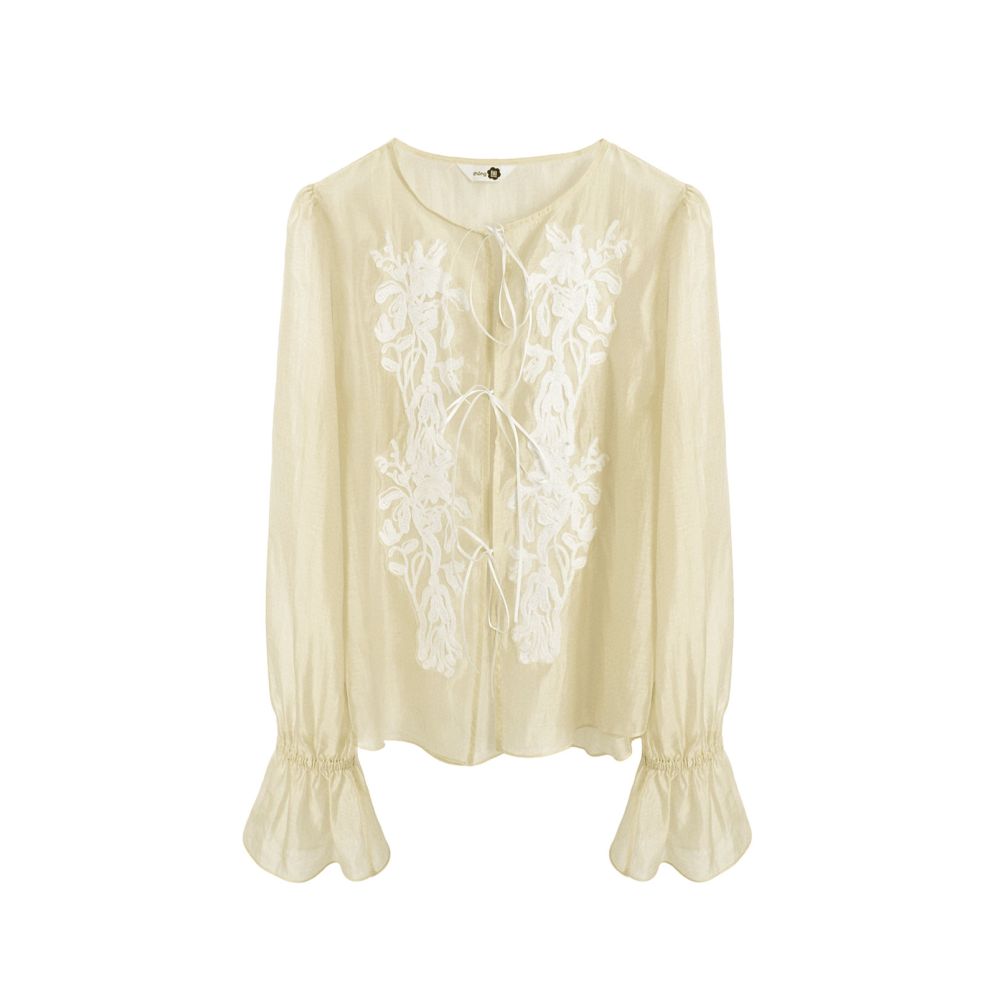 ASAYA7407 – Summer Whisper Embroidered Blouse 🕊️🌿