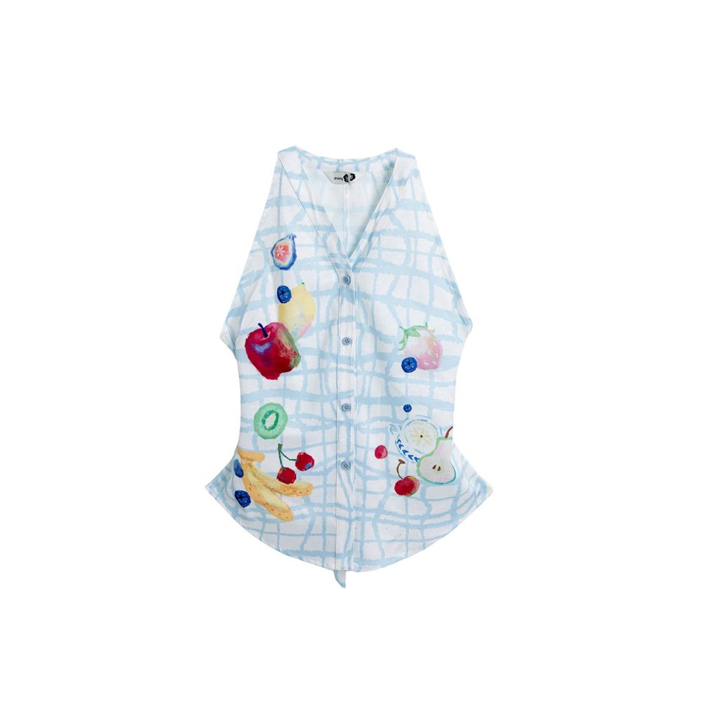 ASAYA7409 – Juicy Summer Fruit Print Set 🍒🍇🍎