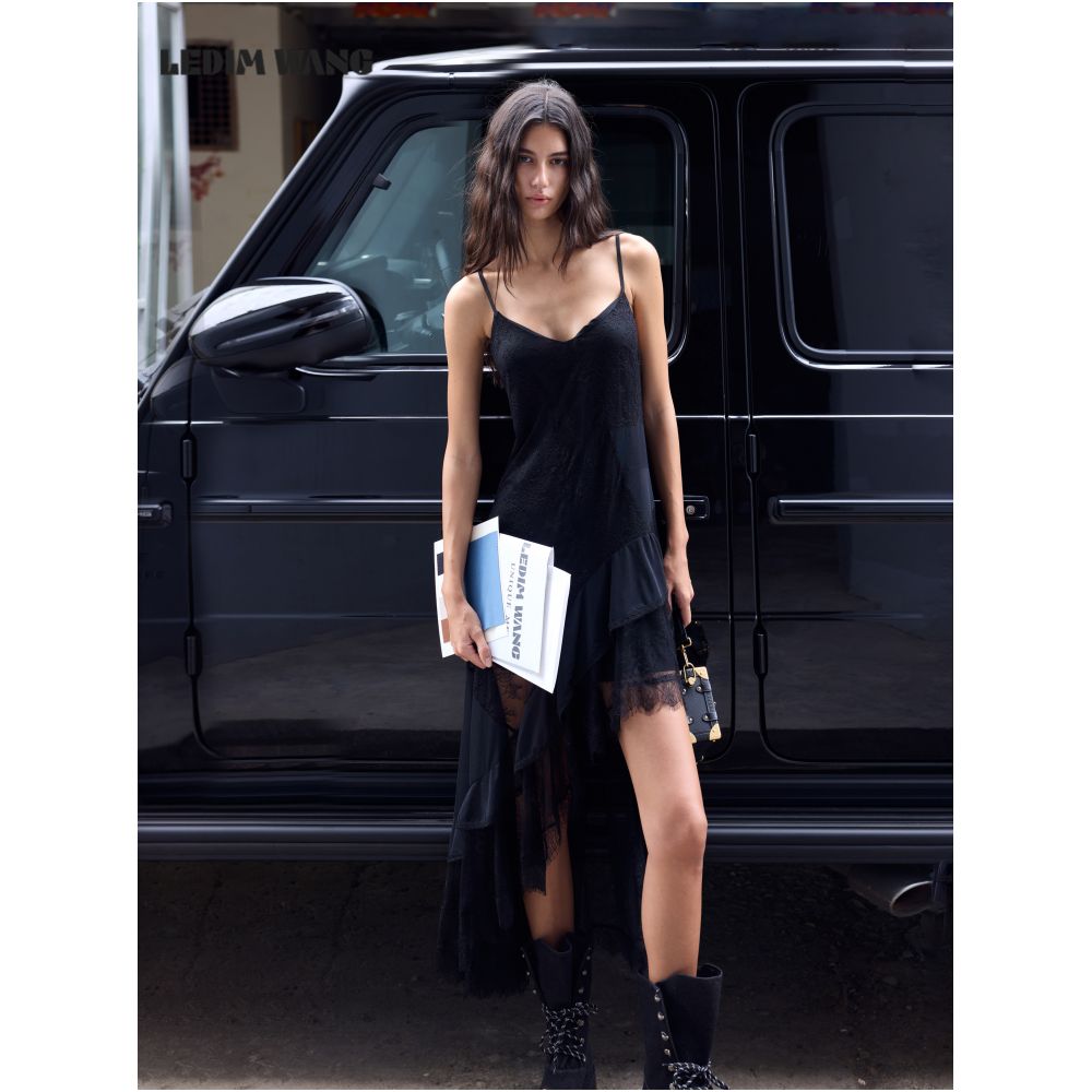 ASAYA7416 – Nomad Romance Lace Slip Dress 🤍🖤✨