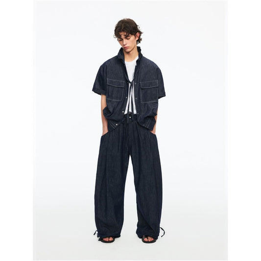 ASAYA7457 – Washed Linen Utility Set 🌊🖤