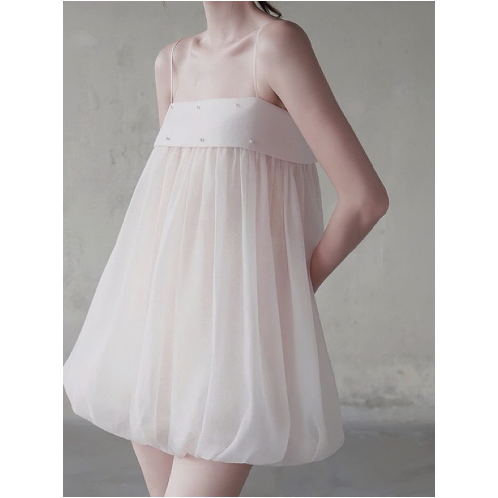 Kiooo Glass Flower Cool and Chic Niche New Chinese Wabi Sabi Style Playful Flower Bud Mini Skirt image 1