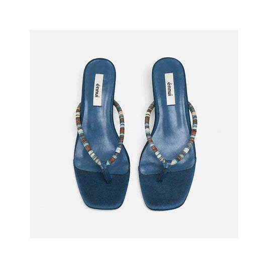 ASAYA7566 – Bohemian Loop Kitten Heels 🌈✨
