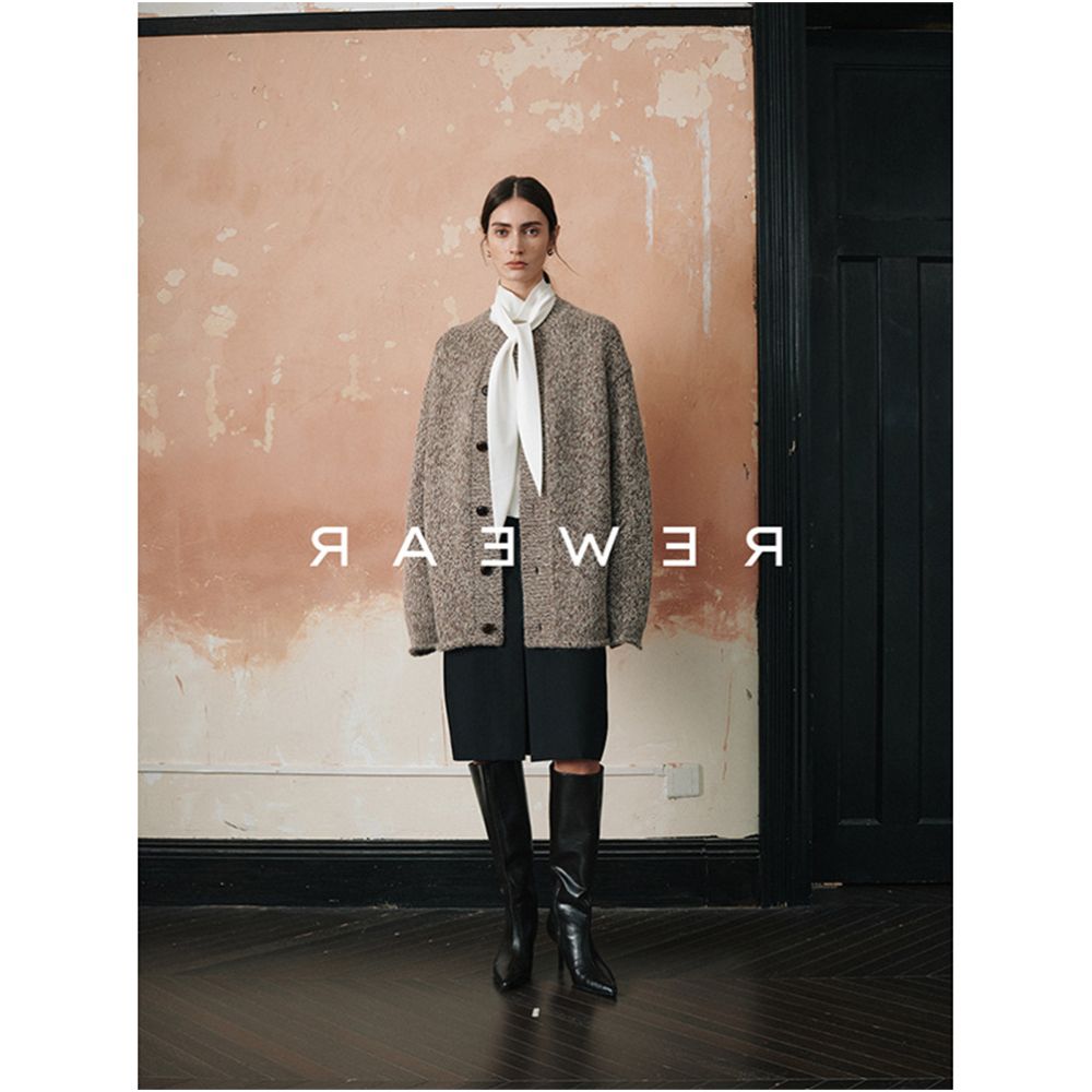 2026 Early Spring New Arrival A sophisticated lightweight comfortable and versatile white long sleeved shirt with a tie and flowing ribbon for women image 3