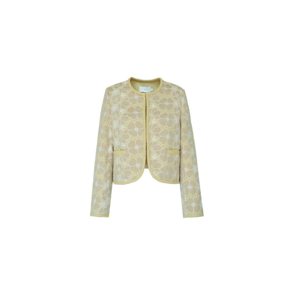 ASAYA7690 – Lemon Bloom Lace Jacket Set 🍋🌼