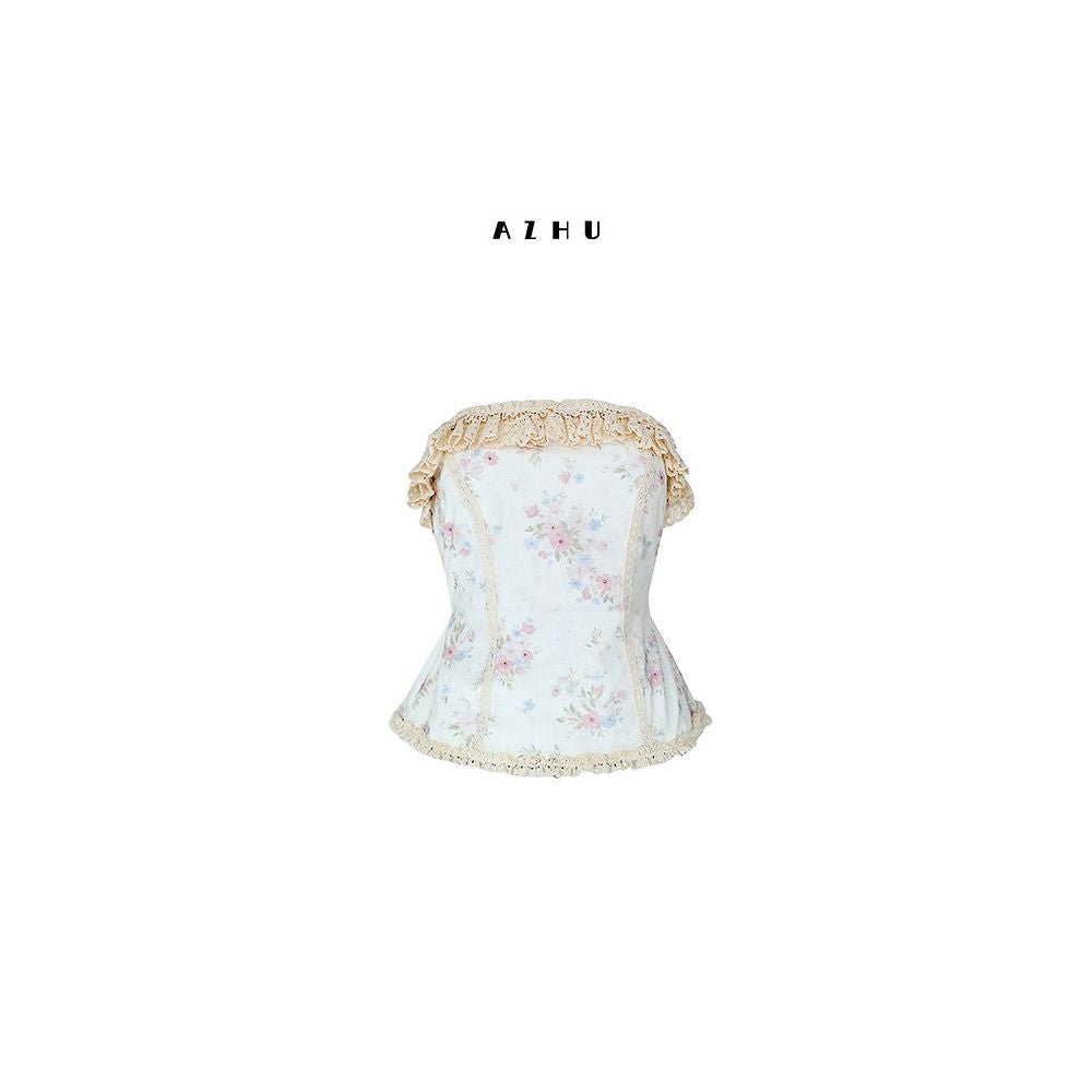 ASAYA7700 – Rosé Garden Corset Set 🌸🎀