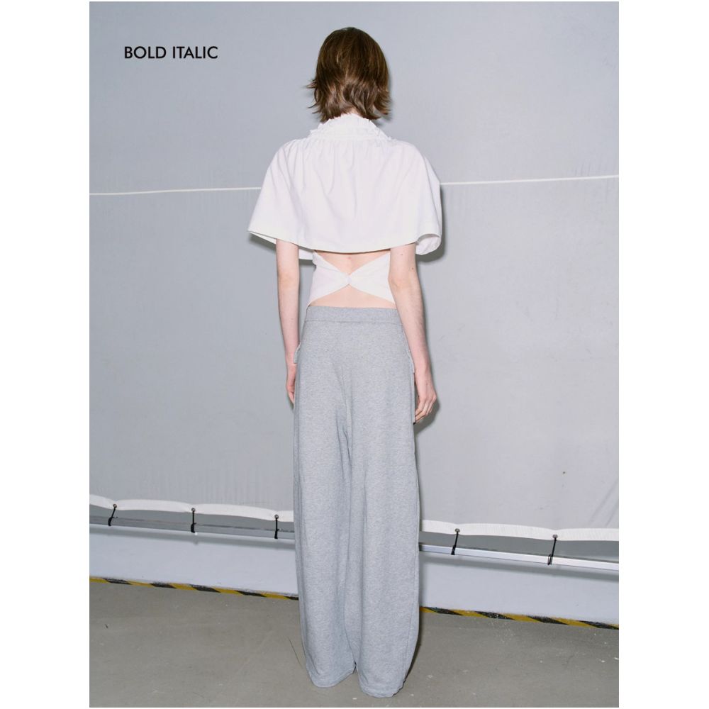 BOLD ITALIC Multi pleated Irregular Multi wear Top image 3