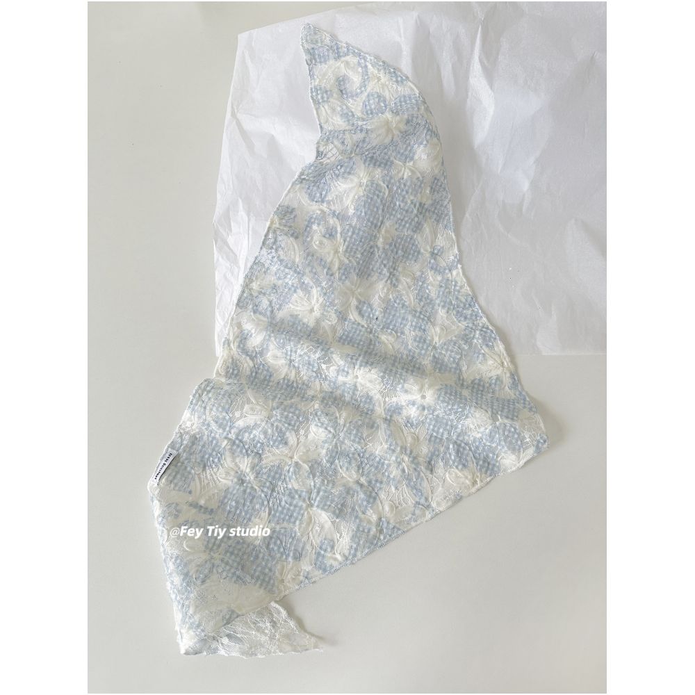 ASAYA7715 – Daisy Eyelet Cotton Scarf 🤍🌼