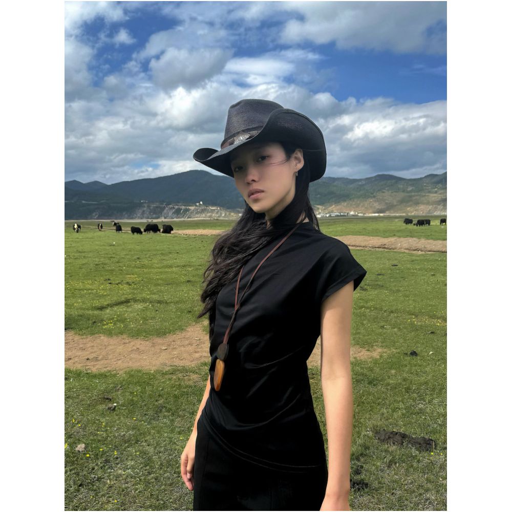 Slight Vogue Classic Style Slim Fit Vest in Black Short Sleeve image 1