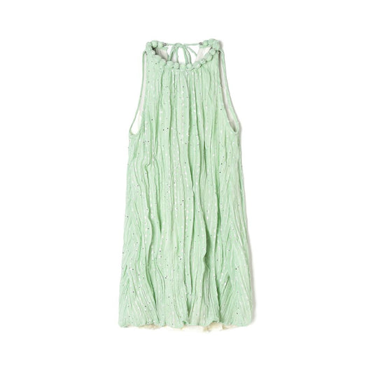 ASAYA7729 – Mint Shimmer Beaded Mini Dress 🍃✨