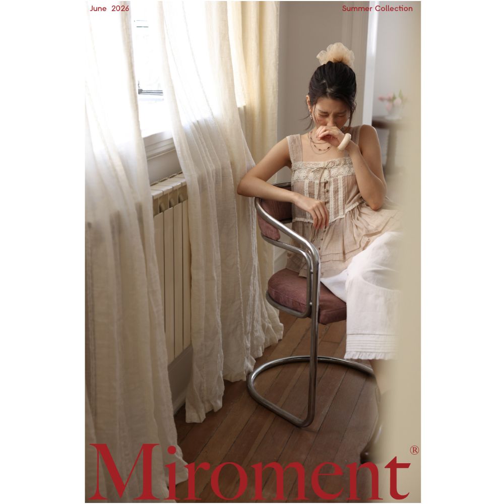 Miroment s cool nude toned herbal inspired ramie camisole with vintage style lace trim is flattering and brightens the complexion image 1