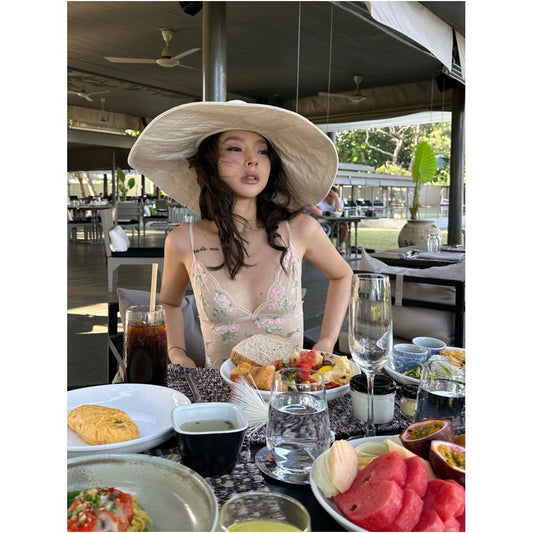 ASAYA7800 – Rosé Garden Lace Camisole 🌸🤍
