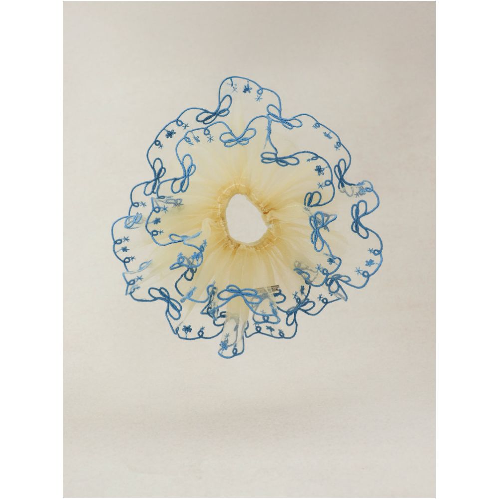 Zhou Yutong s Sorgenti Dorothy embroidered hair tie the same style worn by Bao En is an original design and handmade high end hair accessory image 0