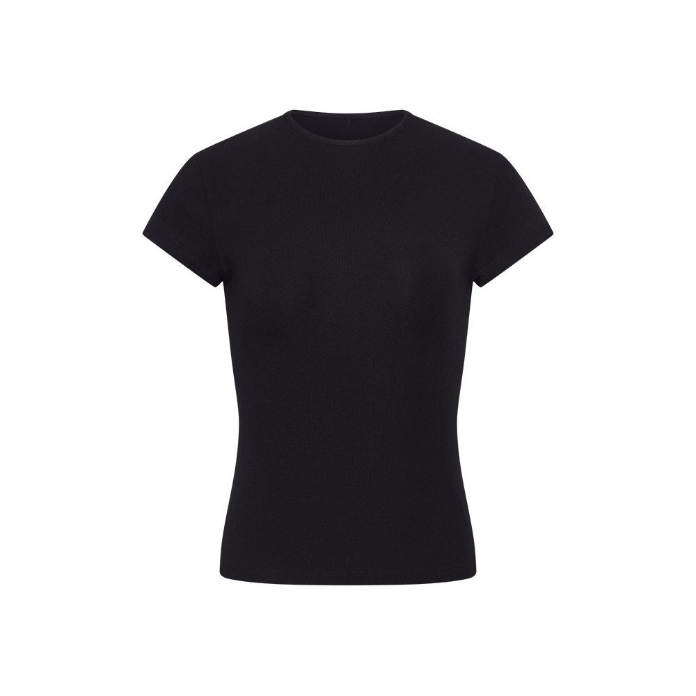 ASAYA7805 – Silky Wool Fitted Tee ✨🤎