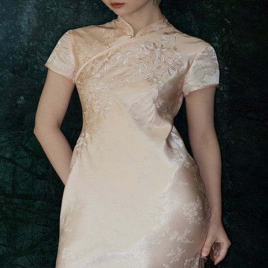 ASAYA4639 – Ivory Blossom Silk Vest 🌿🤍