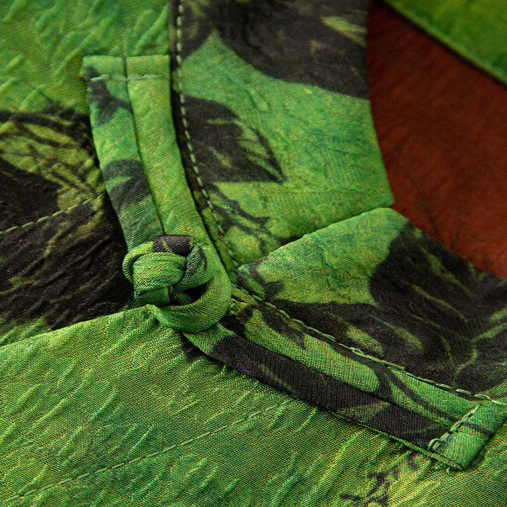 New Chinese style fashionable and elegant silk jacquard dress for women in summer 2025 retro temperament stand up collar vest skirt image 4