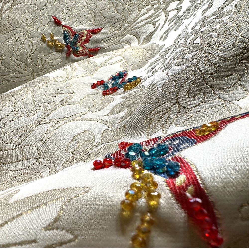 High end new Chinese style exquisite improved Chinese style heavy industry cheongsam dress with women s high end feel embroidered 2025 new style temperament image 4