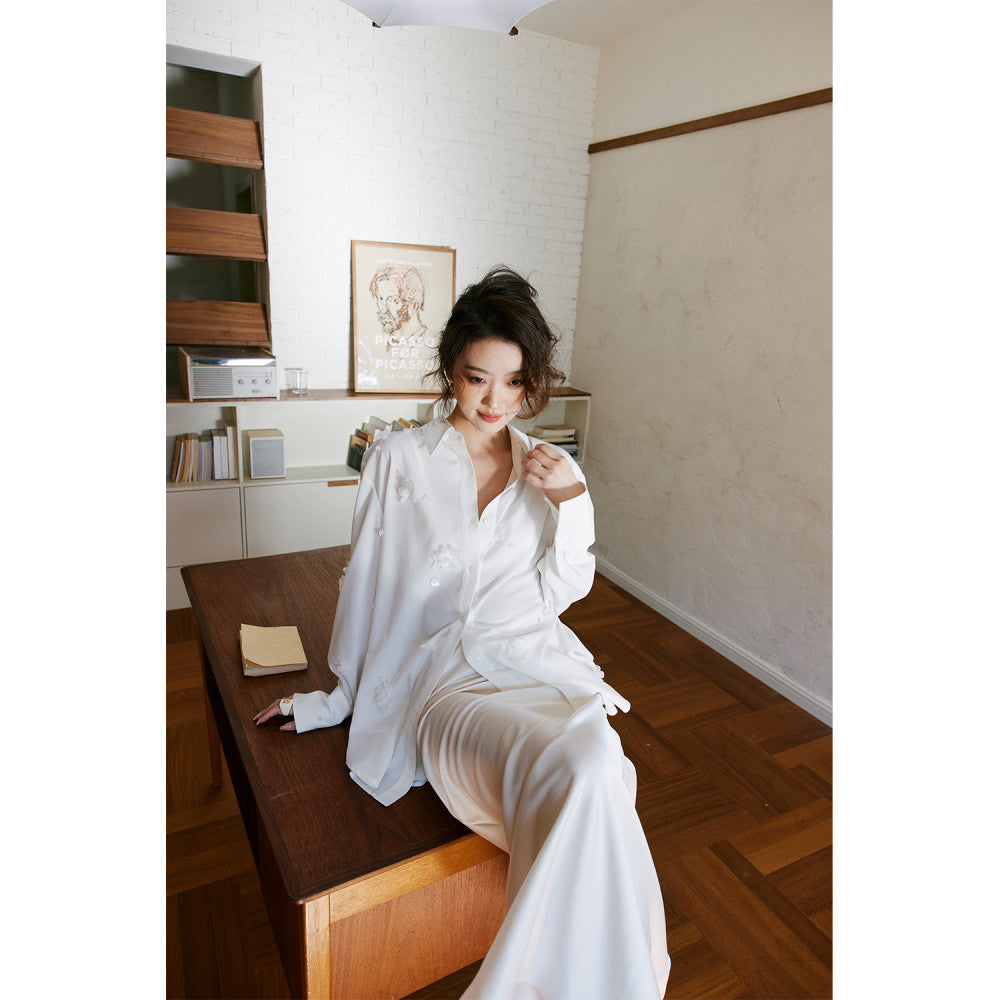 Rosebanks is another headache inducing new Chinese style cool and elegant hand sewn floral shirt for hand seamstresses image 3