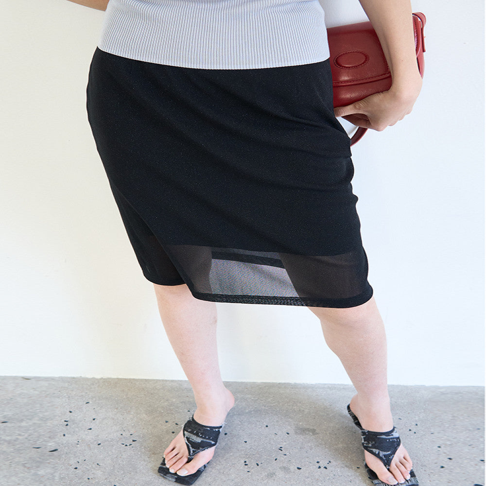 Nothing Anywhere Sound Wave Stardust Cardinals Spotted Star Wave Point Summer Monsters Straight Half Skirt image 5