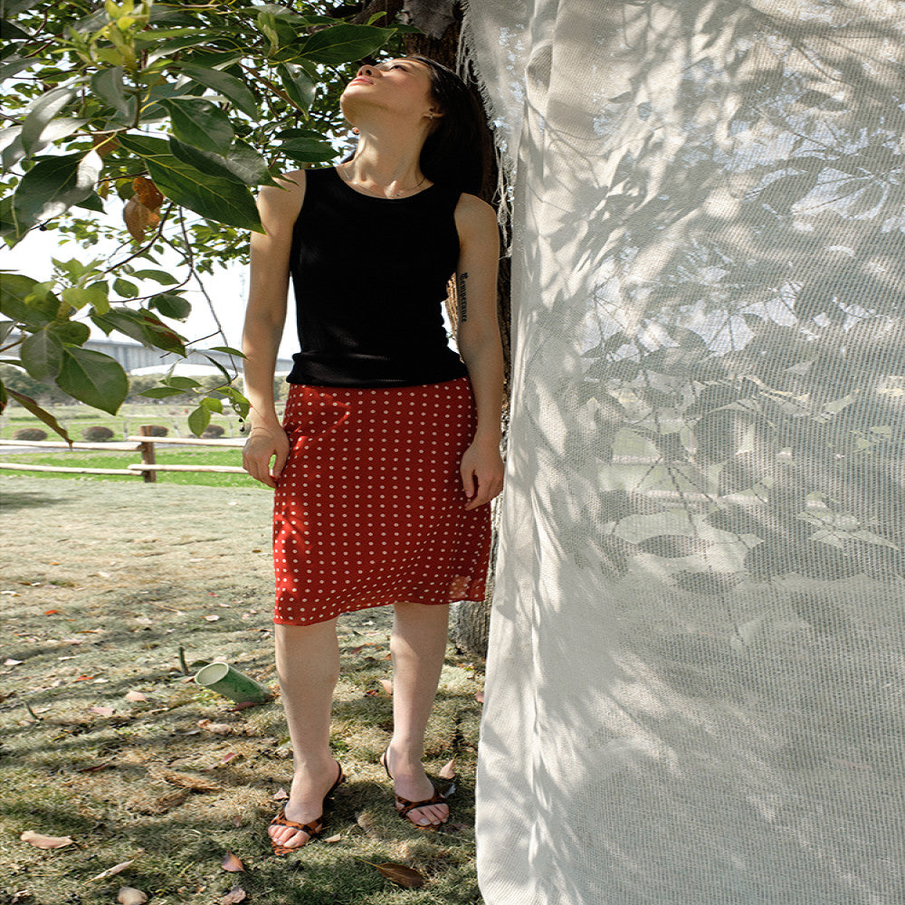 Nothing Anywhere Sound Wave Stardust Cardinals Spotted Star Wave Point Summer Monsters Straight Half Skirt image 0