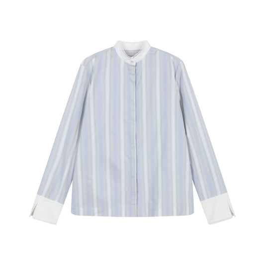 ASAYA4589 – Violet Breeze Silk-Cotton Shirt 💜🌬️