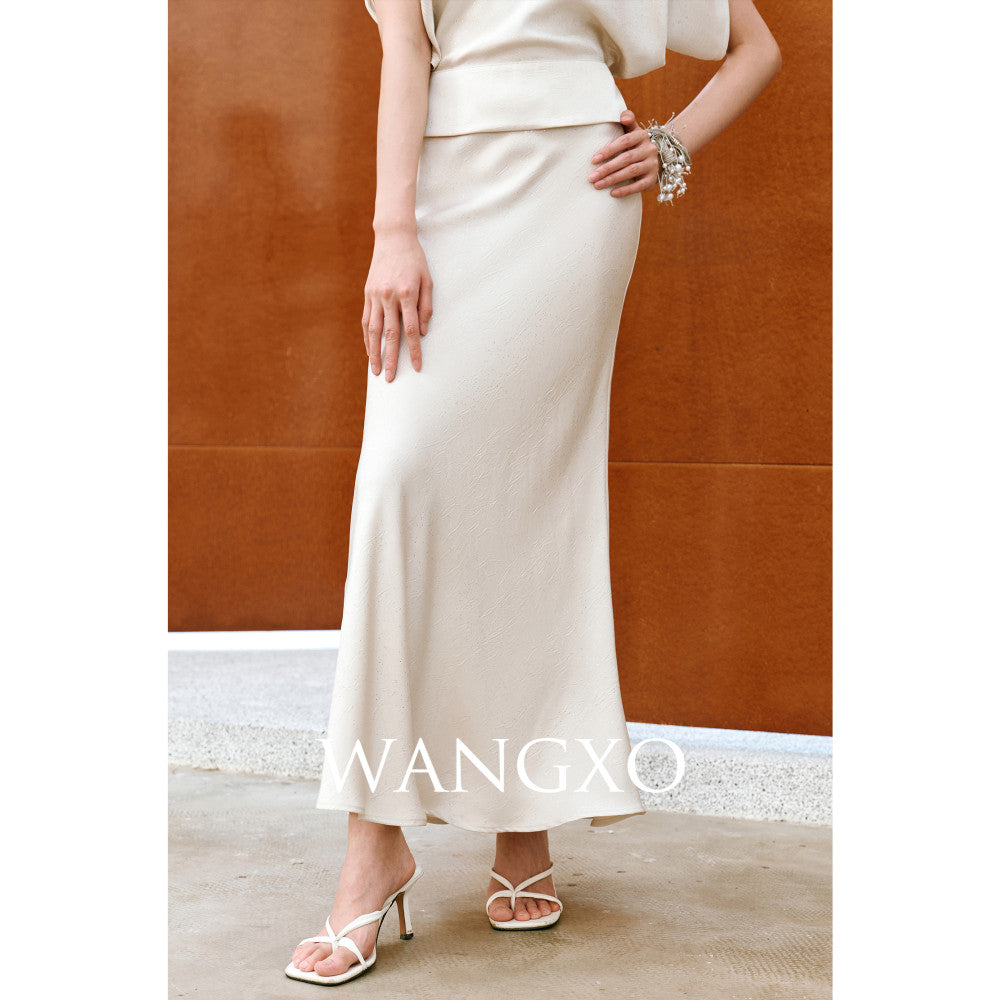 ASAYA4582 – Satin Elegance Co-ord ✨🌿