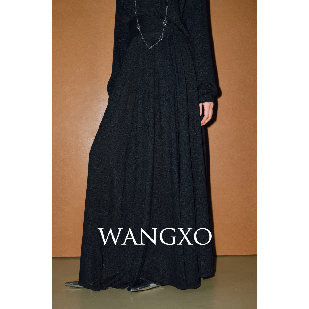 WANGXO Starry Sky Bright Silk Wool Pioneering Twisted Craftsmanship Greek Aesthetic Lazy Knitted Set image 38