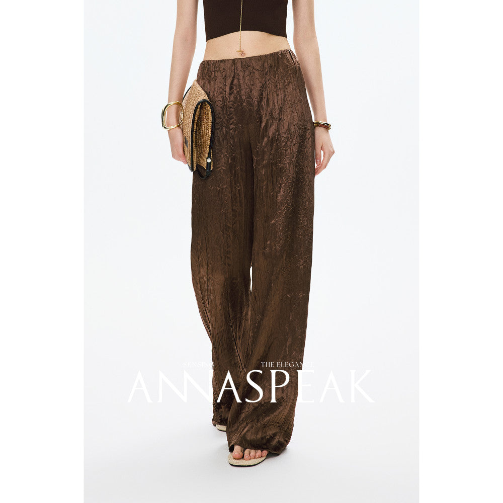 In stock ANNASPEAK Miyake Style Eastman Acetate Waterfall Fold Half Skirt Dress Slimming Four Piece Set image 45