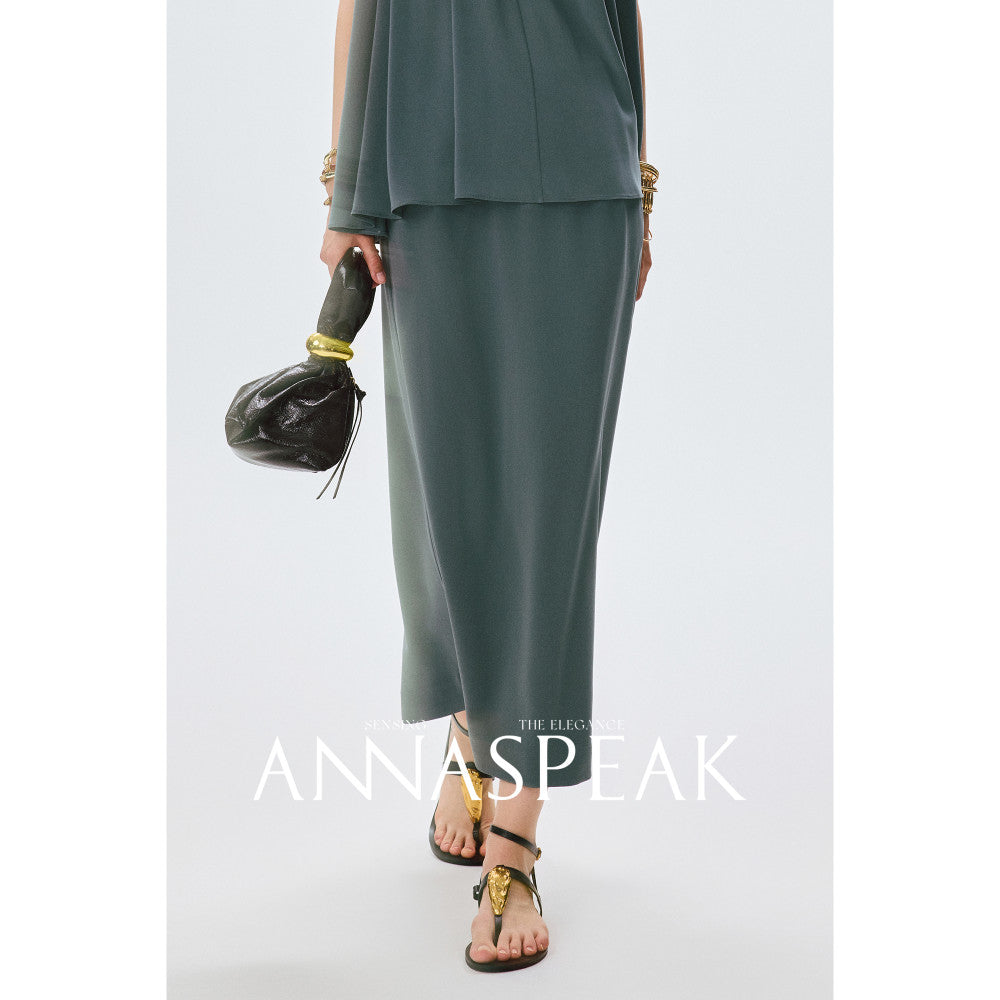 ASAYA4563 – Flowing Draped Elegance Set ✨🌿