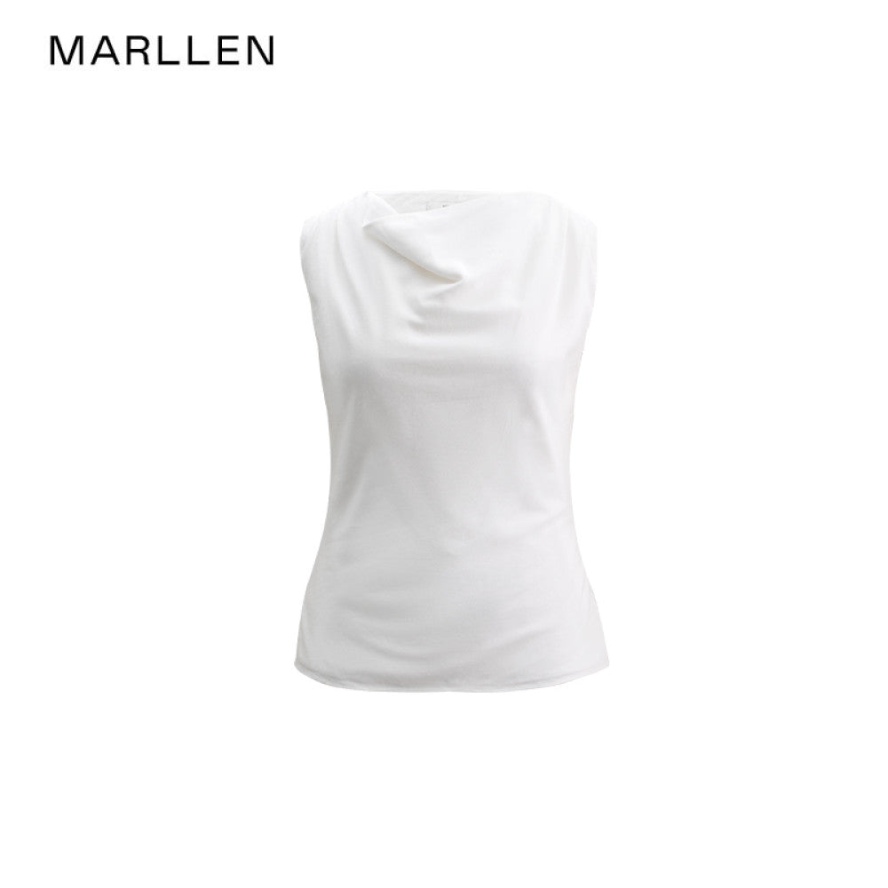 Marllen Breeze Narrative Vacation Elegant Style Pendant Swinging Neck Tank Top Flower Bud Half Skirt Set for Women Summer image 8