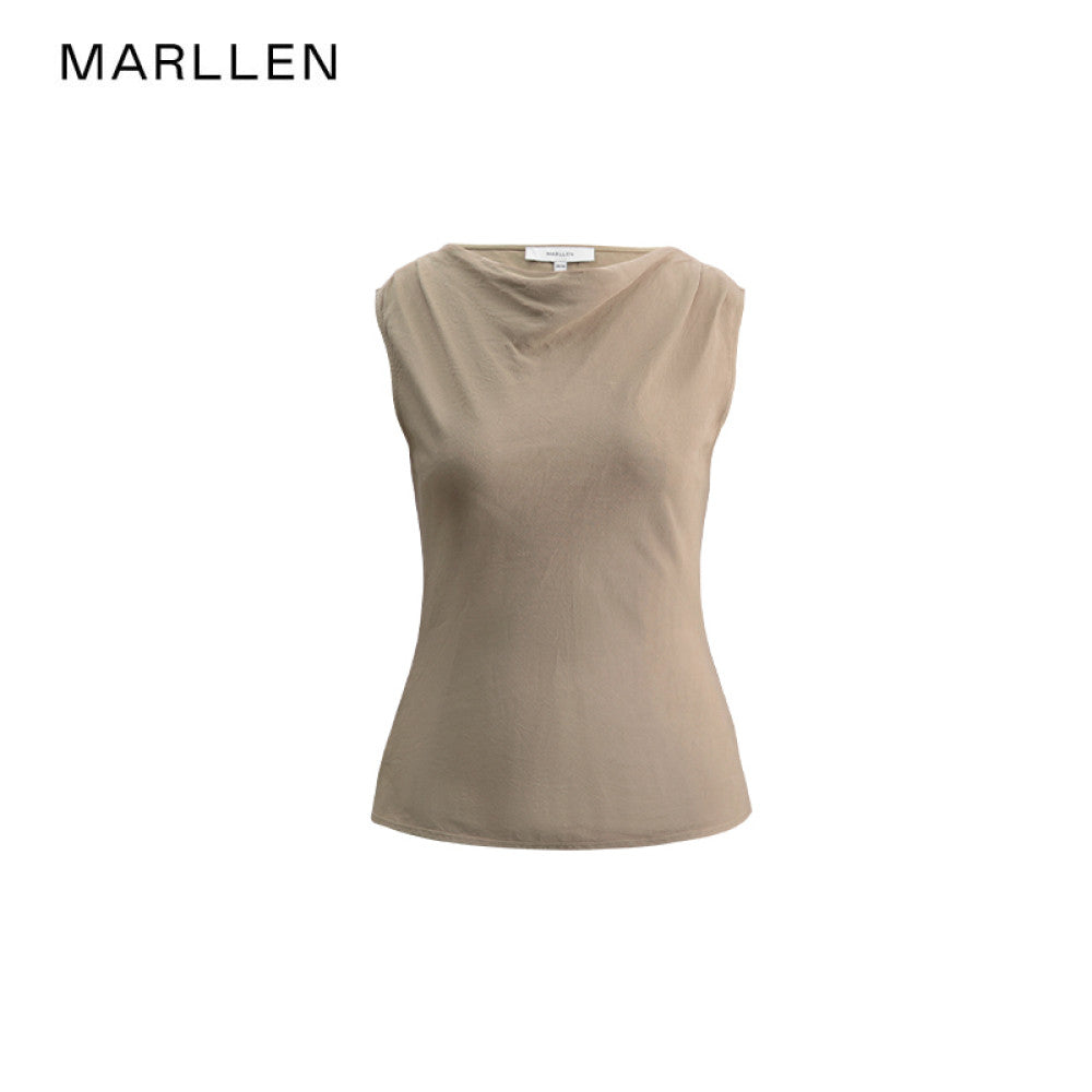Marllen Breeze Narrative Vacation Elegant Style Pendant Swinging Neck Tank Top Flower Bud Half Skirt Set for Women Summer image 28