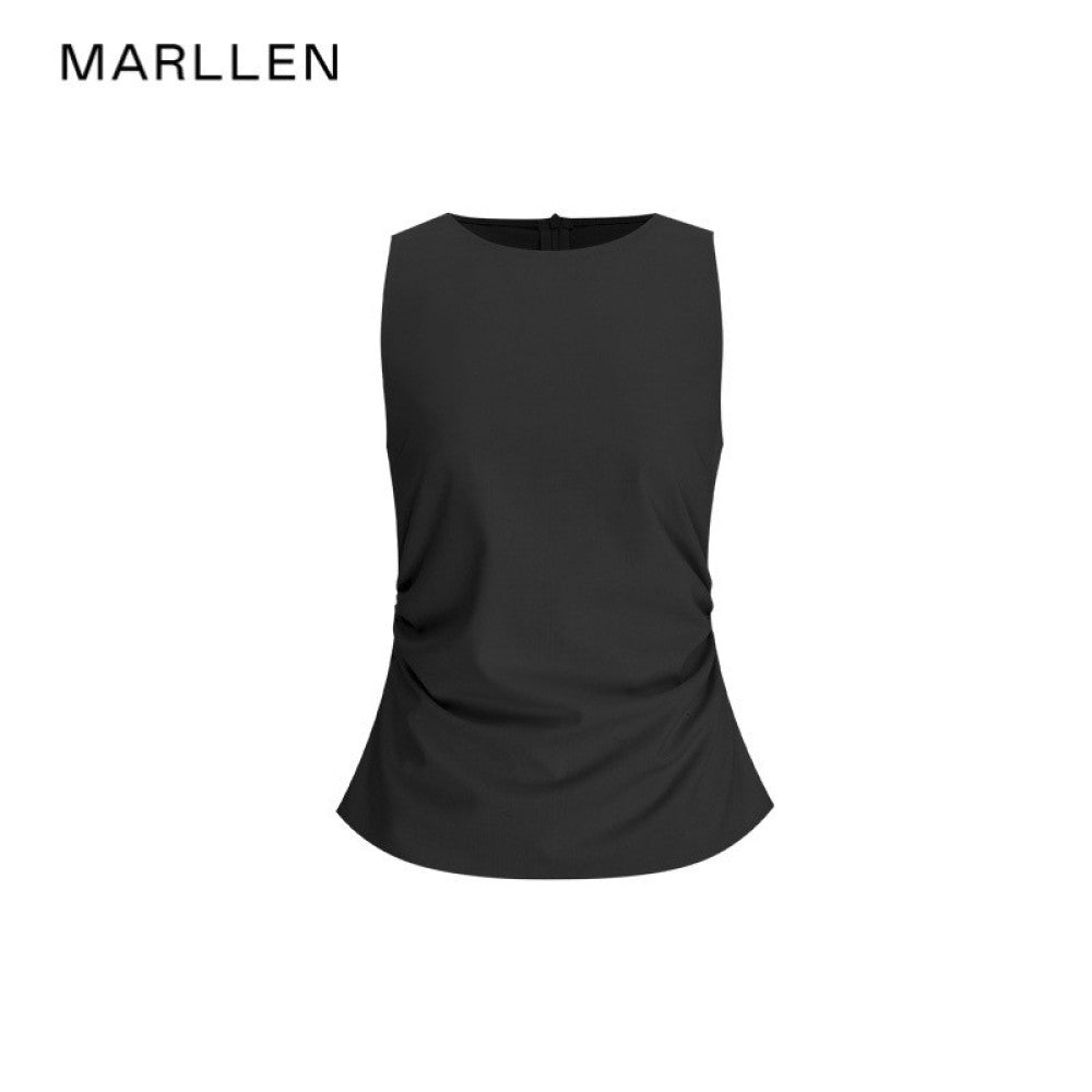 Marllen Fireworks Twilight Commuting Bamboo Knot Drawn Waist Half Skirt Set Elegant and Proper Skirt Summer image 39