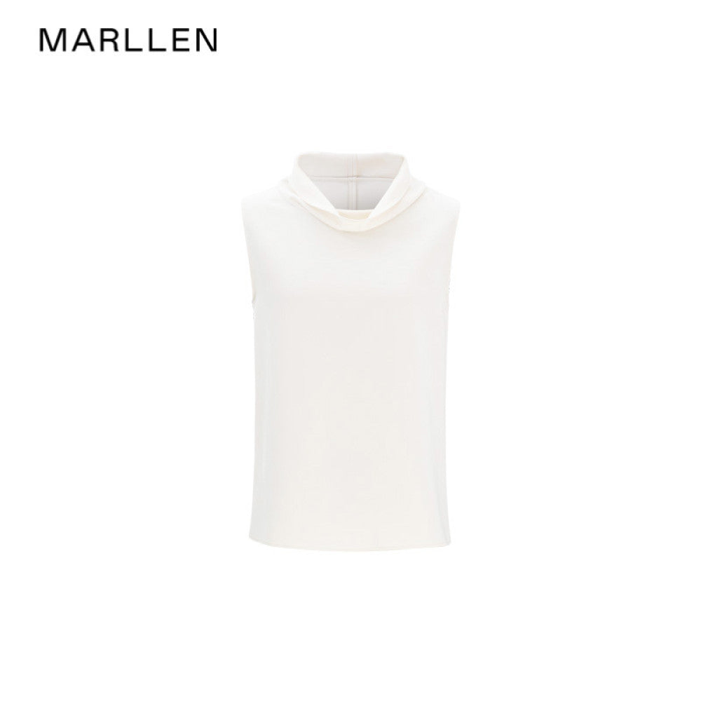 Marllen Flowing Light Dream Niche Non collision Set Swinging Collar Sleeveless Top Casual Pants Commuter Set Women image 87