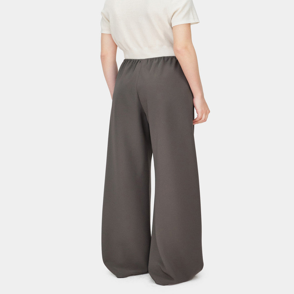 Marllen Lazy Rocket New Leisure Air Pants Elastic Waist Loose Wide Leg Pants for Women Spring and Summer image 5