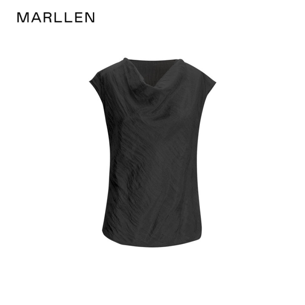 Marllen Elegant Light Suit Lazy Commuter B in Light Loose Suit Swing Collar Top Wide Leg Pants Set image 92