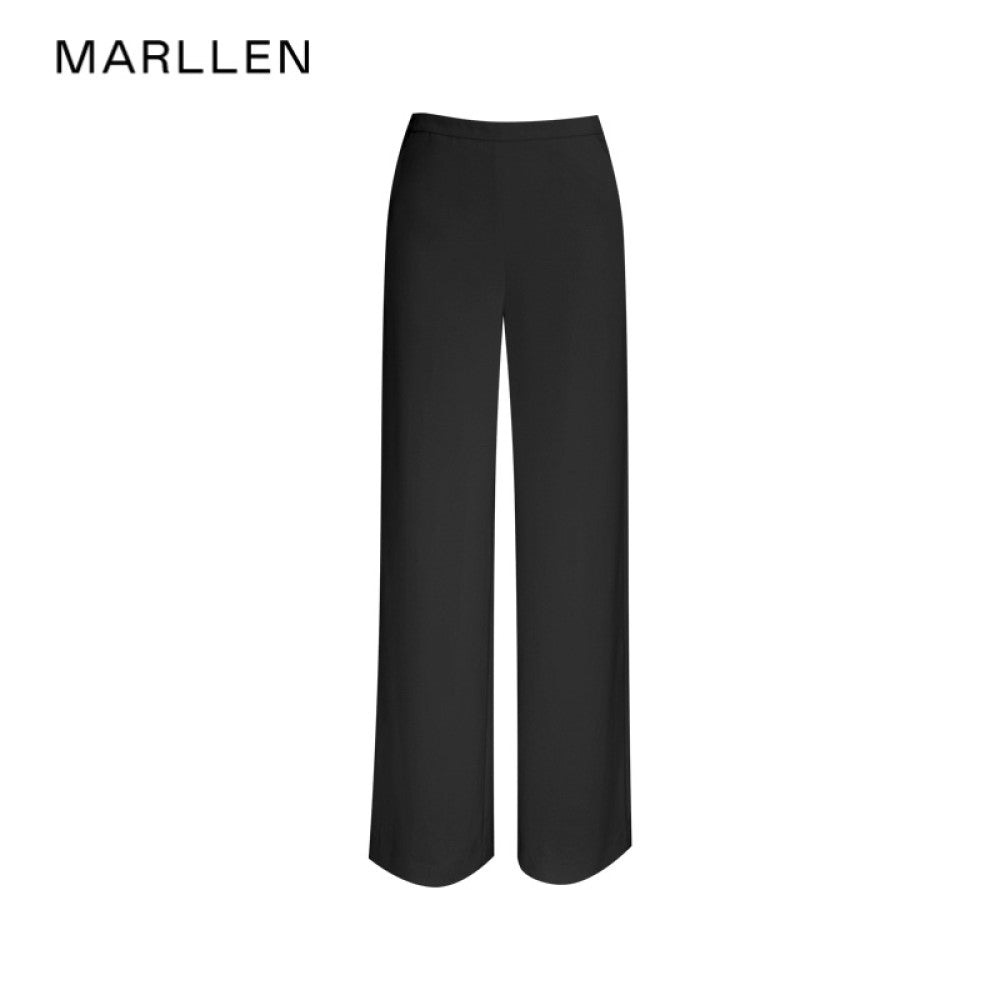 Marllen modern revealing dry skin friendly wrinkle resistant twill sleeveless waist cinched top loose wide leg pants set image 29
