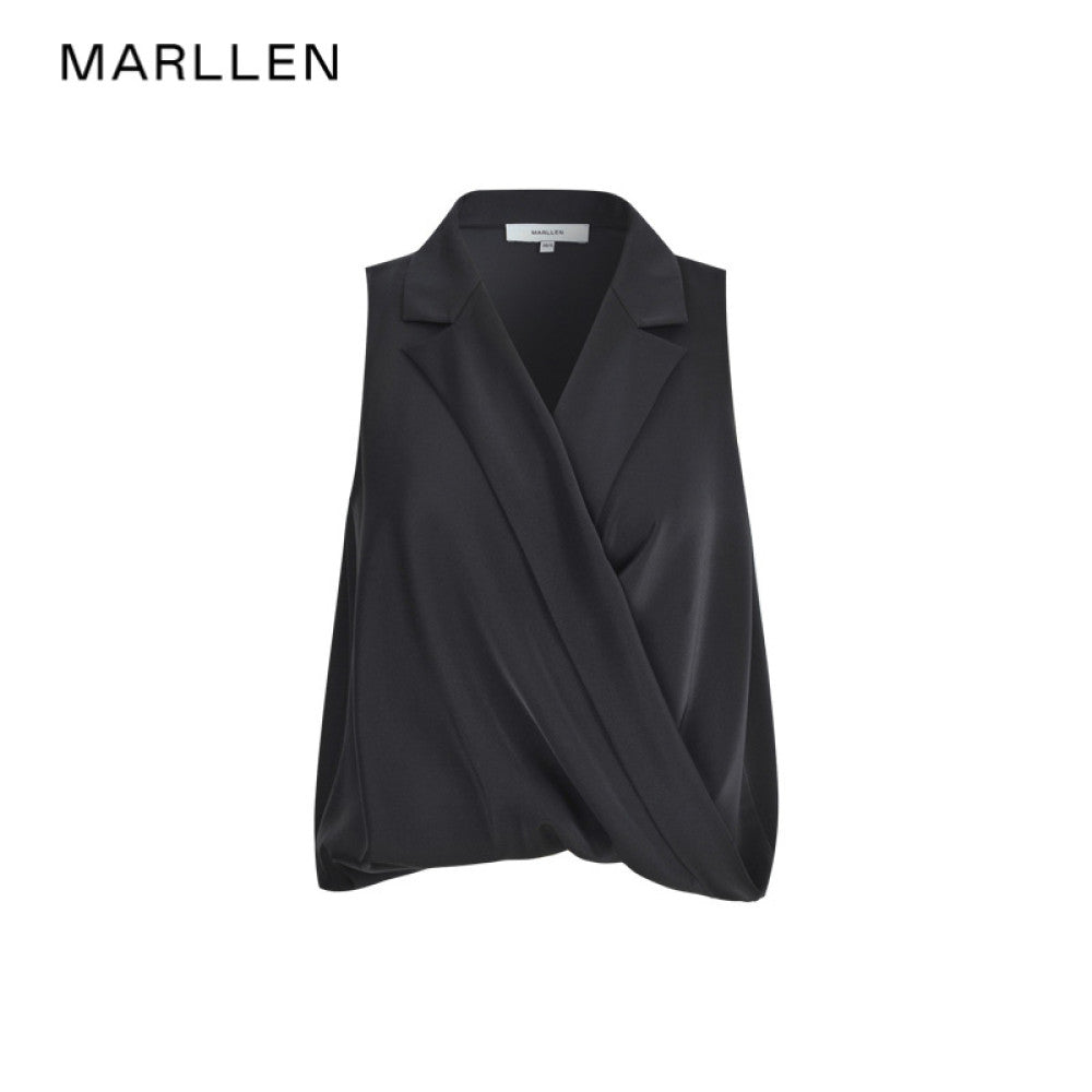 Marllen Night Charm Fashion Environmental Protection Anti Wrinkle Pendant Stylish Sleeveless V neck Suit Tank Top Pants Set image 15