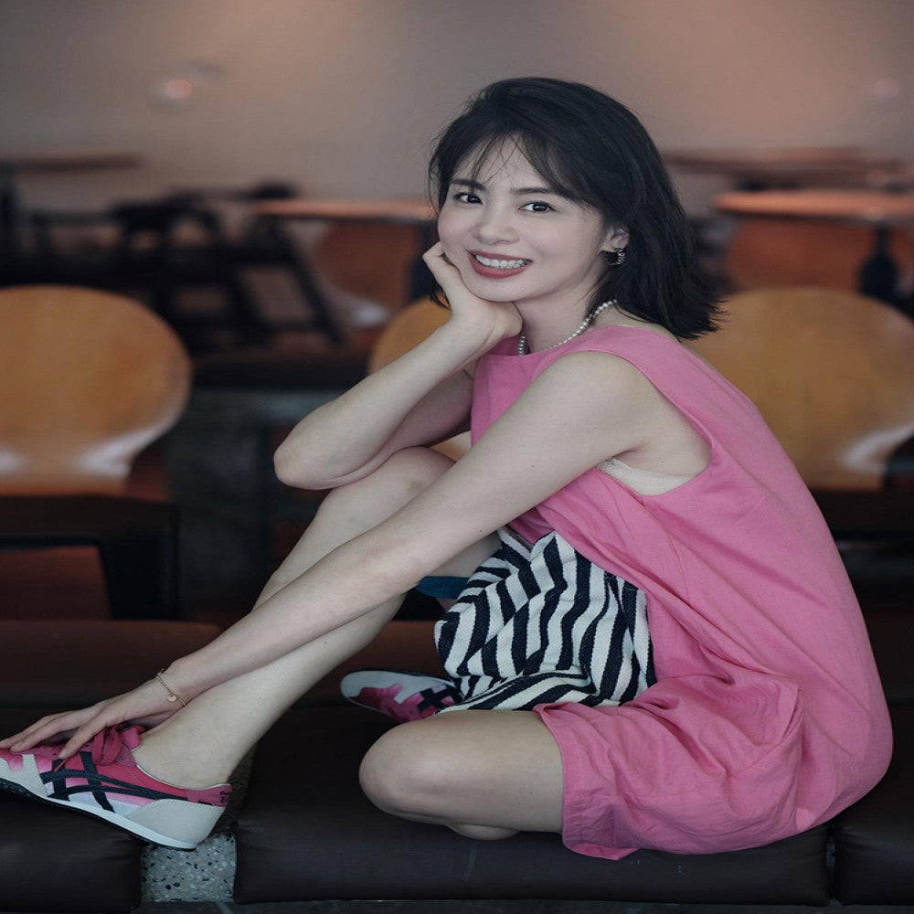 High end and slimming pink vest dress 2025 new summer style unique and beautiful dress for reducing age image 4