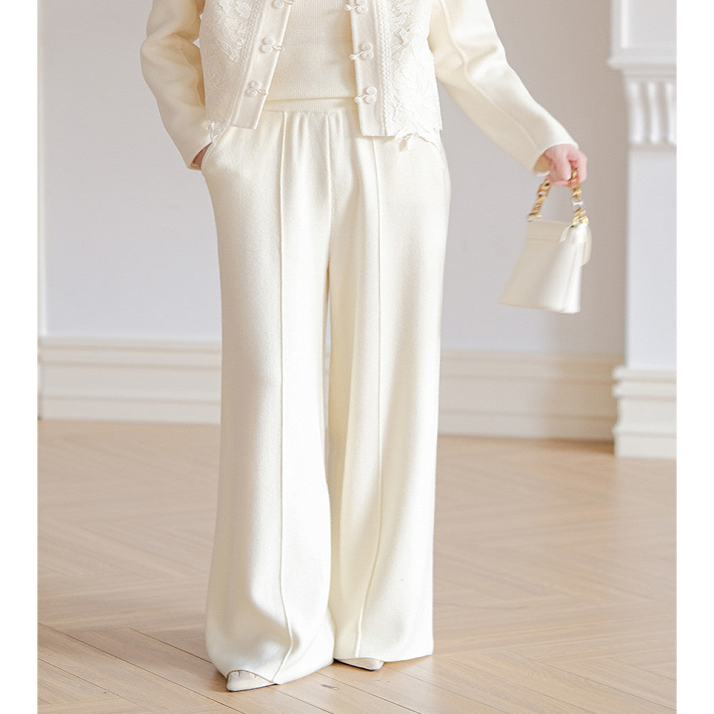 Shan colored 2025 early spring new Chinese style design sense lace double sided woolen coat double sided woolen coat short coat image 11