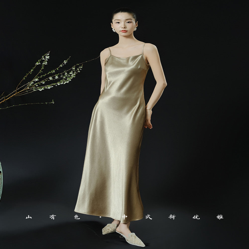 Mountain colored twilight Chinese style new embroidered top with sun protection cover high end silk embroidered top image 19